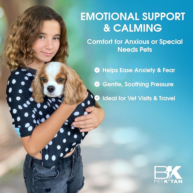 Pet K’tan Anti Anxiety Wearable Cat & Dog Carrier | Hands-Free Front Facing Adjustable Pet Cuddler Sling for Small to Medium Pets & Puppies up to 20 lbs | Pawkadot | Small