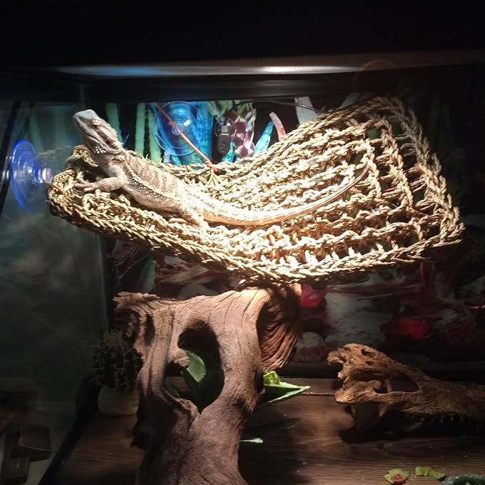 Bearded Dragon Hammock Reptile Lounger for Chameleon, Lizards, Geckos, Snakes, Lguana Reptiles, Tortoises Reptile & Amphibian Habitat Décor