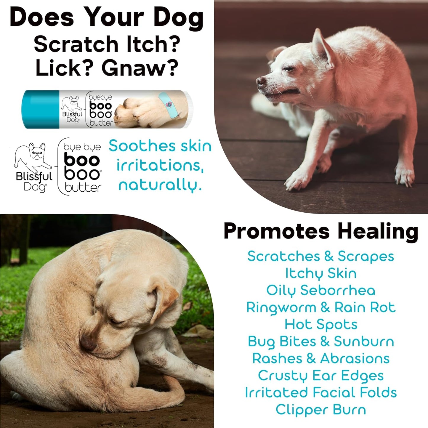 The Blissful Dog Kuvasz Boo Boo Butter, 4 Ounce