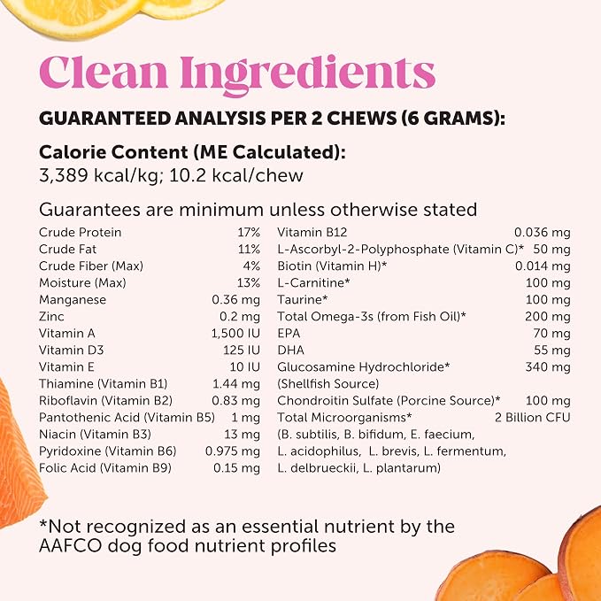 Max Strength Dog Multivitamin with Glucosamine & Probiotics - Advanced 15-in-1 Supplement for Hip & Joint Support, Digestive Health, Immune & Heart Care - High Potency Omega-3 Vitamins (Salmon, 90 Ct)