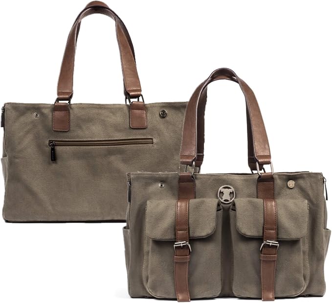 SHELL TOTE (ONLY for use with MISO PUP's Interchangeable BASE PET CARRIER, WEEKEND CANVAS GREEN)