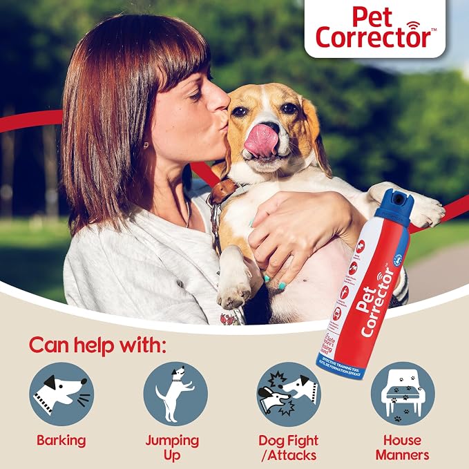 Pet Corrector Dog Trainer Twin Pack - Stops Barking, Jumping Up, Place Avoidance, Food Stealing, Fights & Attacks. Help stop unwanted dog behaviour. Easy to use, safe, humane, and effective (30ml)