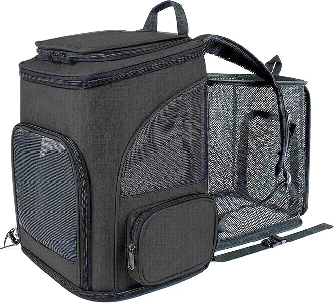 ordinarYone Convertible Pet Carrier For Dogs With Antislip Base And Rings Travel Bed Storage Bag Durability