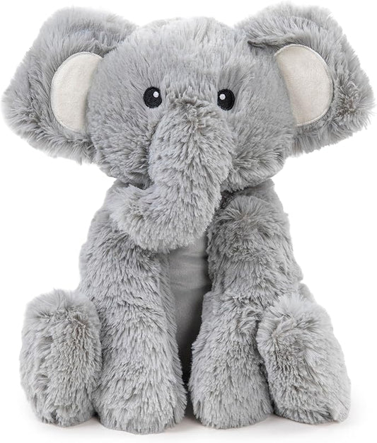 Calming Plush Dog Toy with Squeaker, Ultra-Soft Floppy Cuddle Companion, Lavender Scented, Elephant, Large, 11.8”