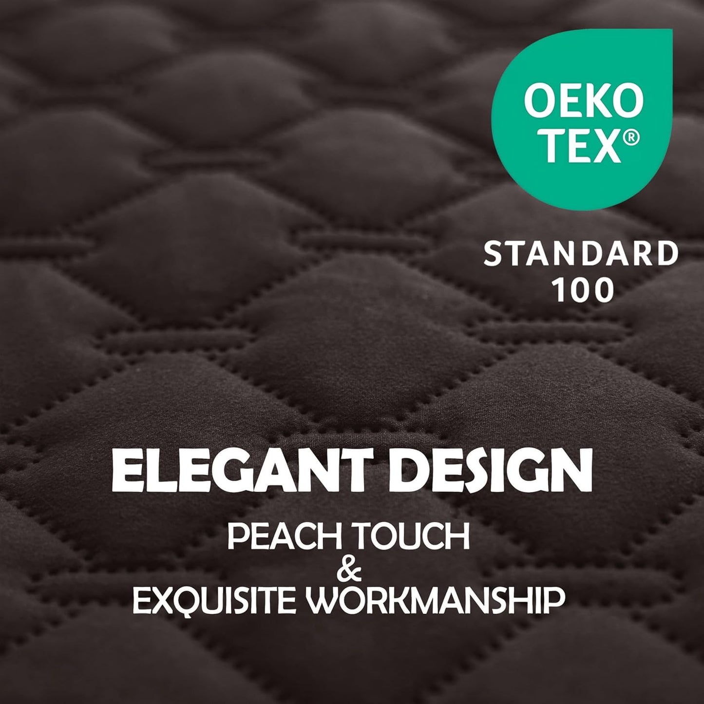 gogobunny 100% Double Sided Waterproof Dog Blanket Soft Pet Bed Cover Reversible Protect Furniture Couch Sofa Car for Puppy Large Dog Cat (Dark Coffee/Light Coffee, 30x90 Inch (Pack of 1))