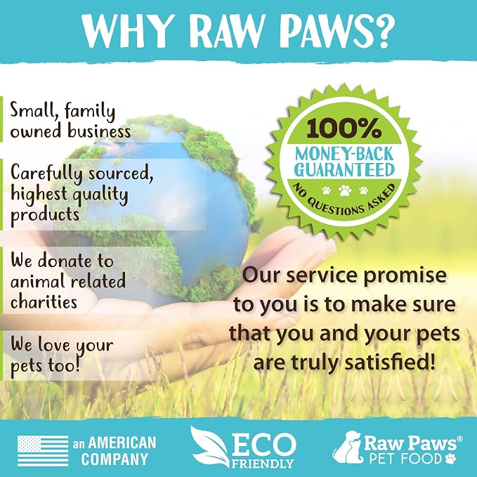Raw Paws Freeze Dried Necks Bundle - Duck & Chicken Necks for Dogs & Cats, 9 oz - Made in USA - Single Ingredient Chews