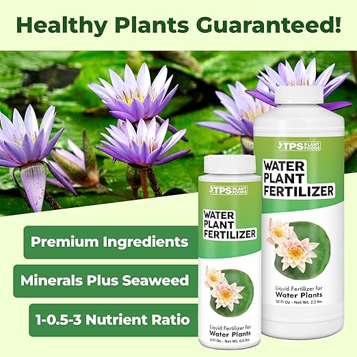 Water Plant Fertilizer – Liquid Plant Food for Healthy Aquatic Growth, Stronger Roots & Vibrant Water Plants, 32 oz