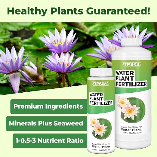 Water Plant Fertilizer – Liquid Plant Food for Healthy Aquatic Growth, Stronger Roots & Vibrant Water Plants, 8 oz