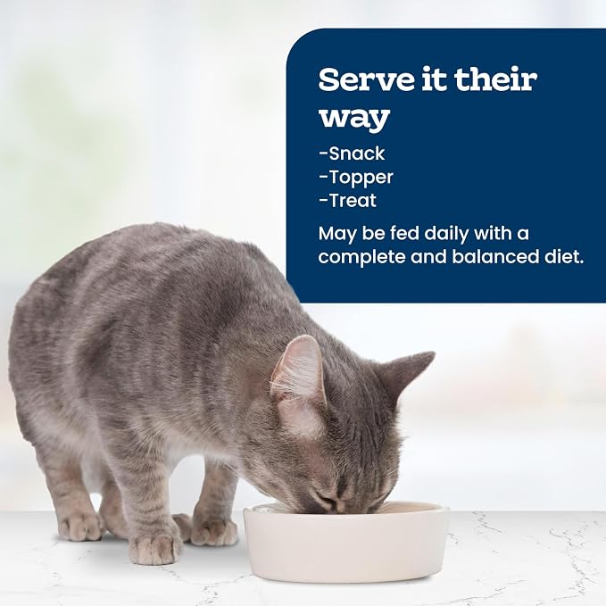Blue Buffalo Tastefuls Purées Variety Pack Wet Cat Food Complement (Chicken & Tuna) Made with Natural Ingredients, for All Life Stages, 3-oz. Resealable Pouches (12 Count)