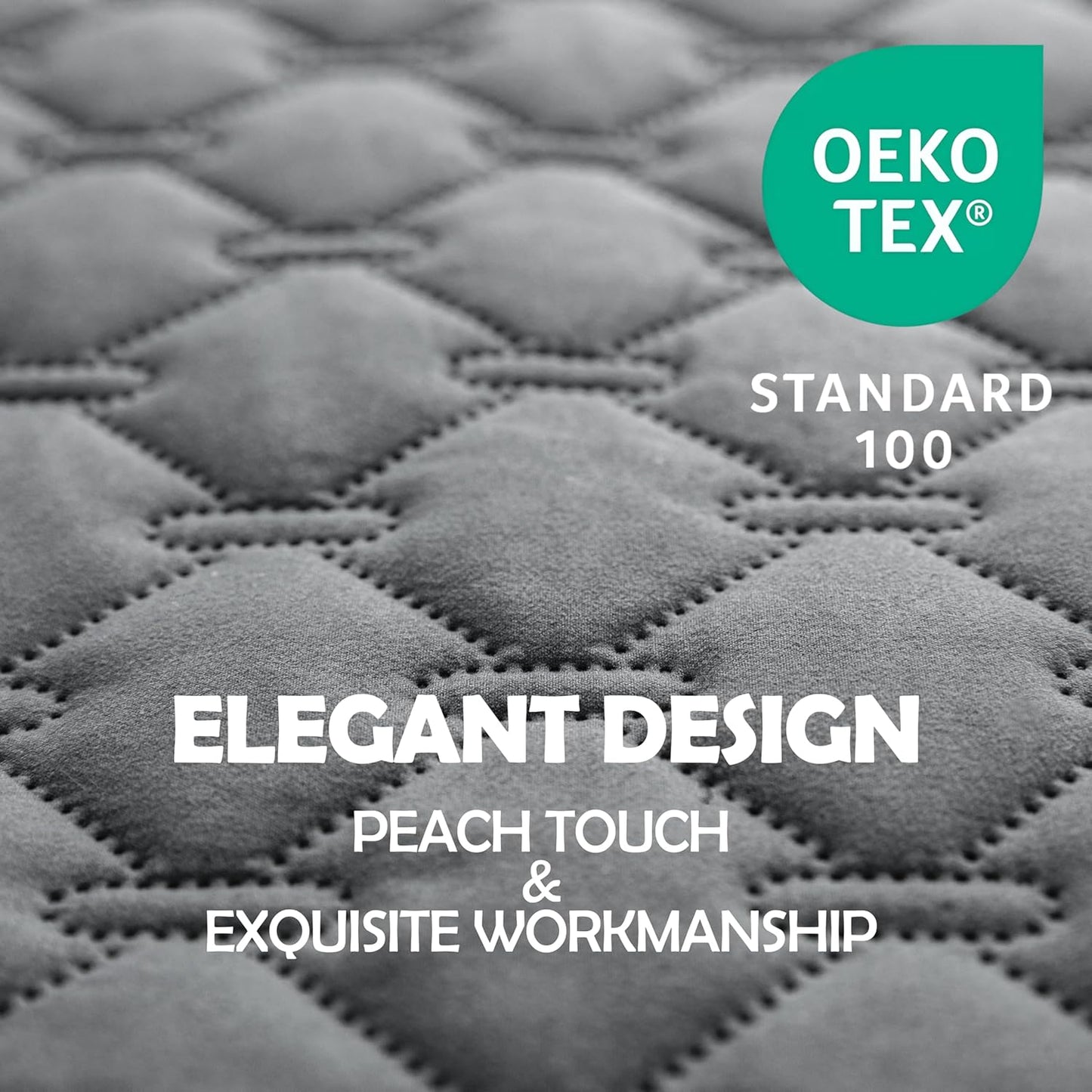 gogobunny 100% Double-Sided Waterproof Dog Bed Cover Pet Blanket Sofa Couch Furniture Protector for Puppy Large Dog Cat, Reversible (82x120 Inch (Pack of 1), Dark Grey/Light Grey)