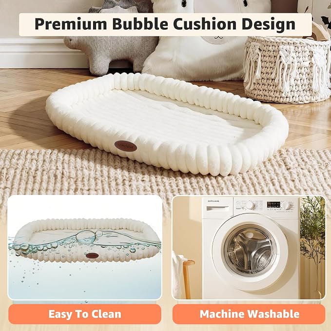 Woochpet Cat Window Perch for Window with Solid Metal Frame and Ultra Soft Machine Washable Bed with 4-Sided Bolster, 4 Strong Suction Cups Window Resting Seat,Cordless Foldable Cat Hammock Bed