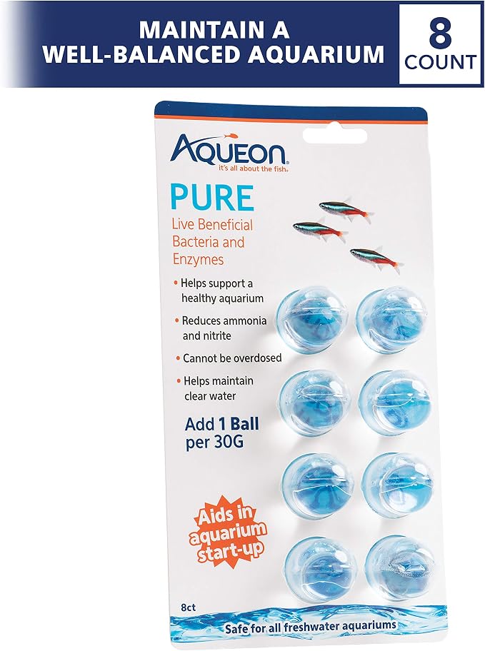 Aqueon Pure Bacteria Supplement - 8 Pack (30 Gallon)
