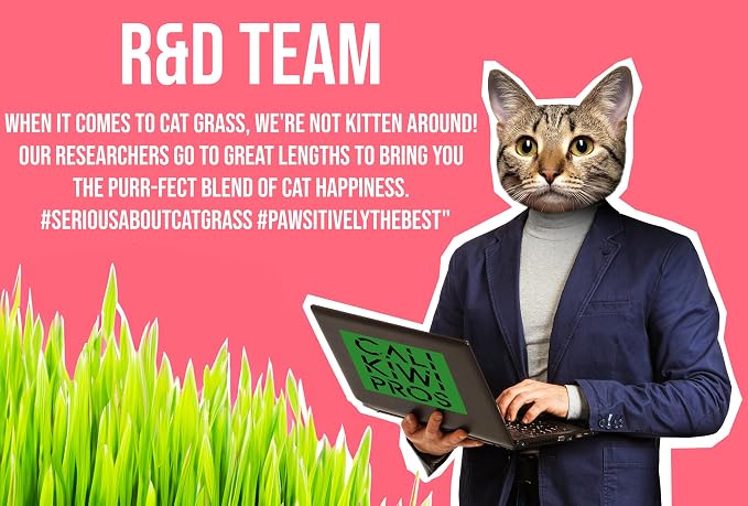 Cat Grass for Indoor Cats - Ornamental Indoor Planter with Pet/Cat Grass Growing kit, Handcrafted in the USA from Red Cedar (Aged Tourquoise)