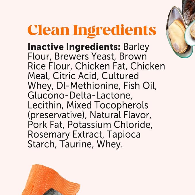 Senior Cat Joint Supplement Crunchy Creamy Hip + Joint for Cats - Ease Mobility Stiffness with Glucosamine Chondroitin, Green Lipped Mussel, Flexibility + Joint Support Chews (90-Day Supply)