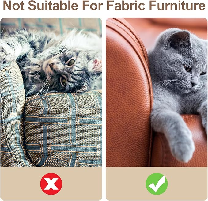 uxcell Anti Scratch Furniture Protector, 1 Roll 118" x 18" Single-Sided Sticky Couch Protector from Cat Claws, Clear Protectors from Cats Scratching for Sofa Corners, Walls, Doors