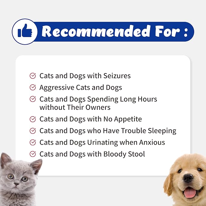 Pet Hemp & Hemp Seed Oil - Seizure Relief, Aids Sleep, Calming Effect, Increases Appetite, Bladder Contractility Relief (30ml)