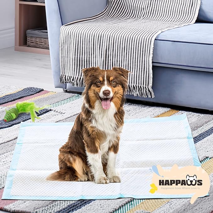 Large Pee Pads for Dogs, 5-Layer Leak-Proof Puppy Pads Multi-Sized Pet Training Pads for Dogs and Cats, Disposable Strong Absorption Pads for Doggie Kittens Rabbits