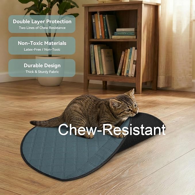 Siedihit Washable Reusable Pet Pee Pads, Absorbent Non-Slip Training Mat for Dog Cat Rabbit Puppy Kitten, Whelping Playpen Crate Bed Cage Home Indoor Outdoor (Small - 4pack, Round)