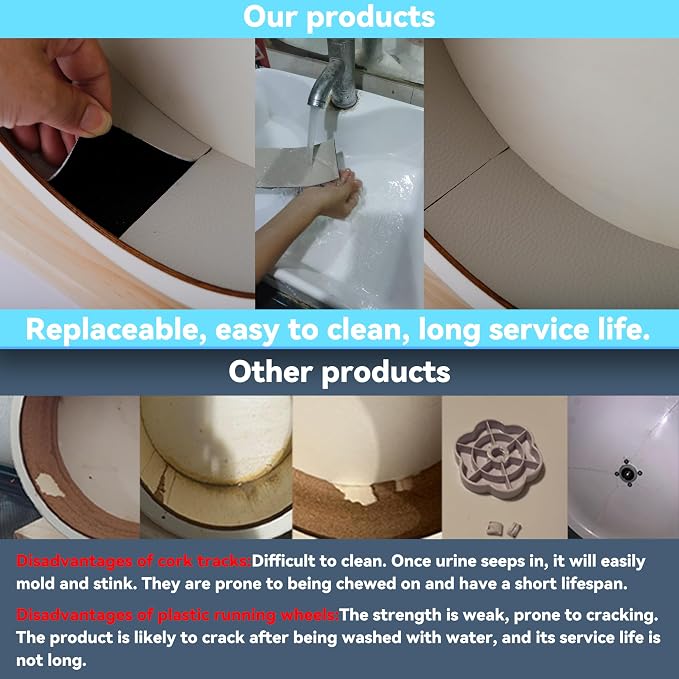 11.42in Silent Hamster Wheel with 2 Natural Chew Toys - Wooden Exercise Wheel with Removable Track, Quiet Spinner for Gerbils, Mice, Hamsters,Mouse,Syrian Hamster(11.42in)