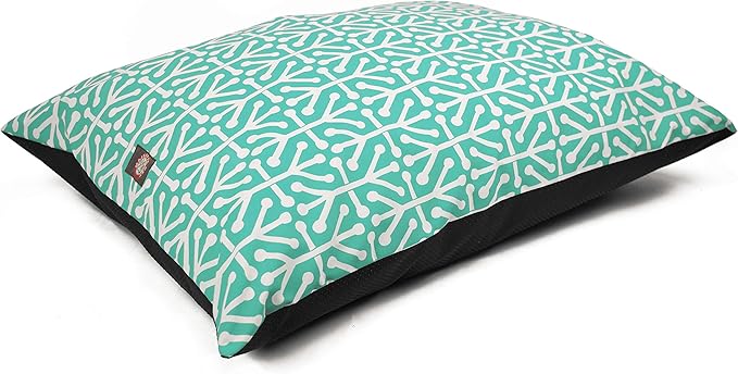 Majestic Pet Rectangle Medium Dog Bed Washable – Non Slip Comfy Pet Bed – Dog Crate Bed Super Value Pillow Dog Bed – Dog Kennel Bed for Sleeping - Dog Bed Medium Breed 35 x 28 Inch – Aruba Pacific