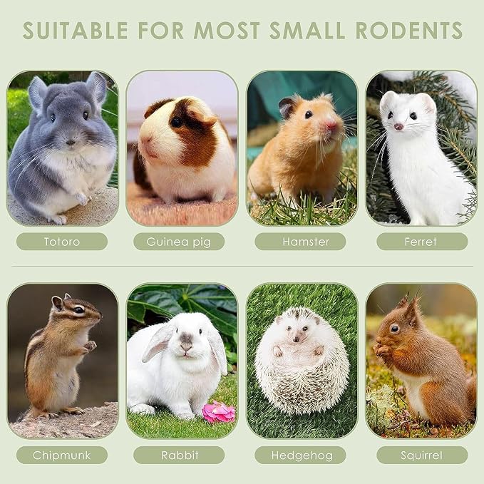 ERKOON Timothy Hay Sticks,Rabbit Chew Toys for Teeth Natural Molar Sticks Rabbits Treats for Bunnies, Chinchilla Guinea Pigs, Gerbil, Hamster (25 Pcs)