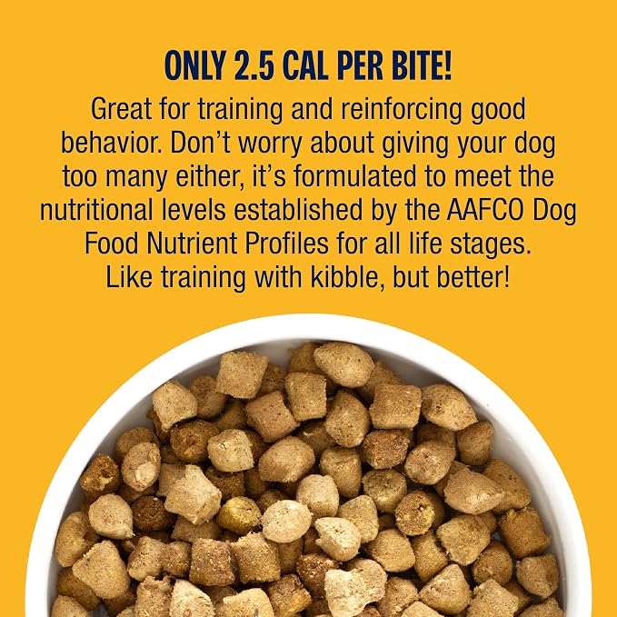 Muenster Freeze Dried Chicken Bites - Dog Food, Treat, Mixer or Topper (5oz) - Grain Free