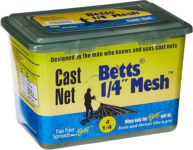 Betts 7PM Old Salt Mono Cast Net, 3/8" Mono Cast Net 7'
