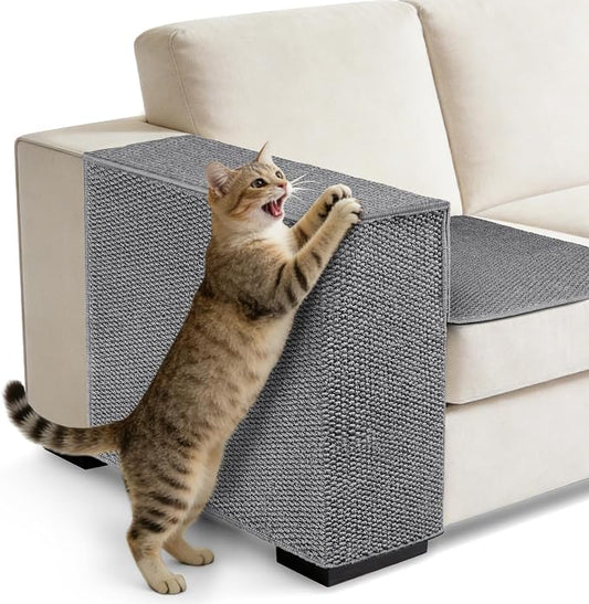 Cat Scratcher Couch Protector - Couch Corner & Armrest Protectors for Cats, Furniture Sofa Protector from Cat Claws Scratch