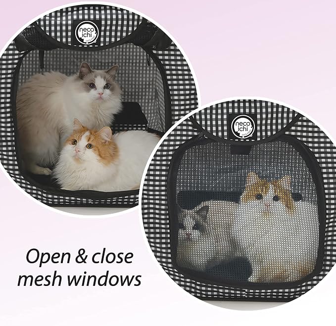 Portable Stress Free Cat Cage/Kennel and Ultralite Pop-up Carrier Bundle