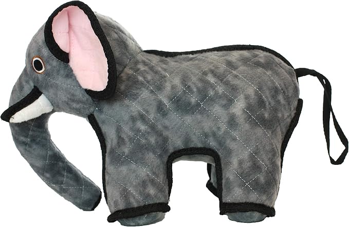TUFFY® - 2 Pack Original : Elephant Dog Toy : : Ultra Durable Plush Toy with Multiple Layers & Reinforced Seams, Washable and Floats, Original Construction