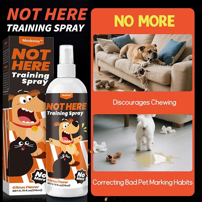 Professional Potty Training Spray for Dogs Set, Premium Formula (2 x 5.75 fl oz), No More Marking, Puppy Pee Training, Helps Establish Proper Potty Habits, Veterinary-Strength Behavioral Aid