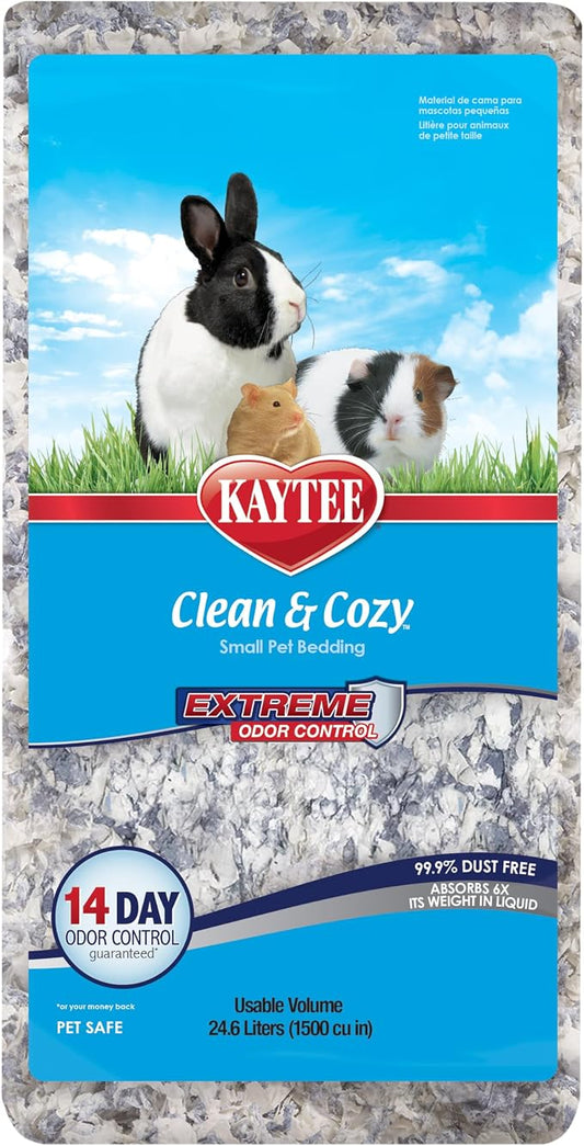 Kaytee Clean and Cozy Extreme Odor Control Bedding for Small Pets, 24.6 Liter