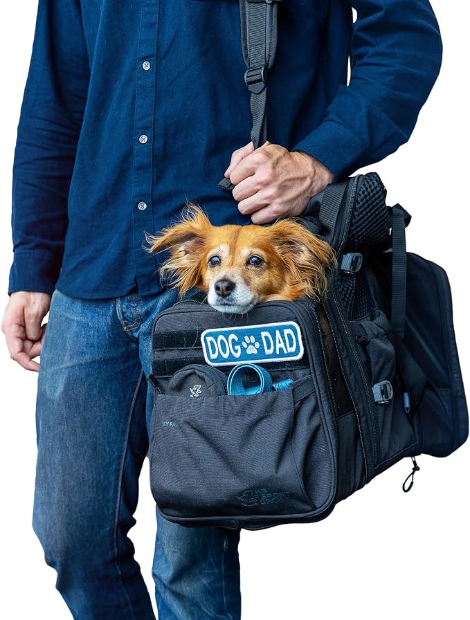 K9 Sport Sack Sky Pack, Medium - Ideal for Dogs with 17-19” Back Length - Dual-Purpose Dog Backpack + Airline-Approved Carrier