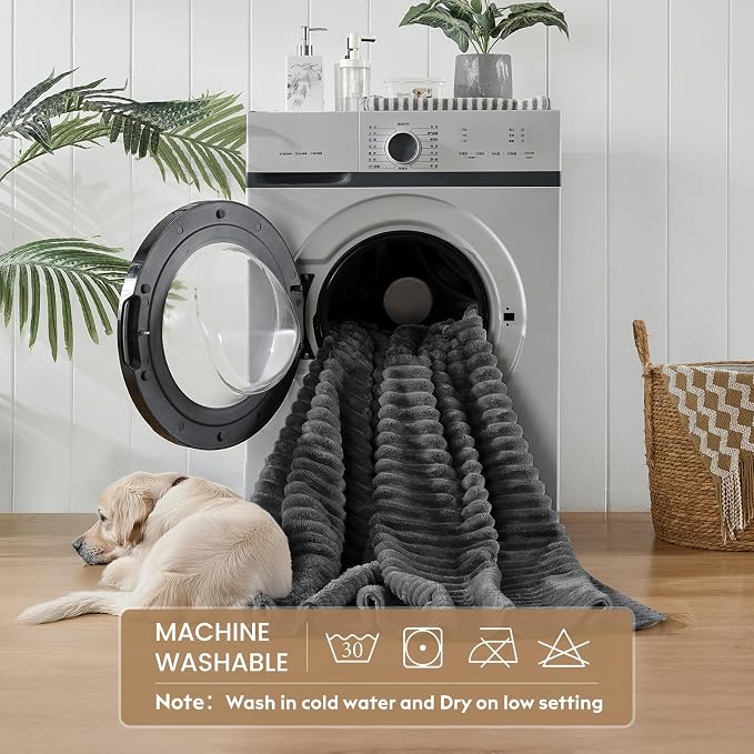 FunFurry Flannel Washable Pee Pad for Dogs - 2 Pack Reusable Dog Pee Pads Extra Large, Fast Absorb Pet Playpen Mat with Non-Slip Back, Waterproof Puppy Training Pad. (Dark Grey, 48" X 48")