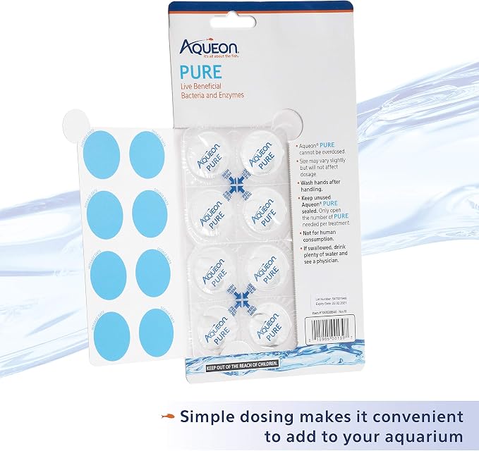 Aqueon Pure Bacteria Supplement - 8 Pack (30 Gallon)