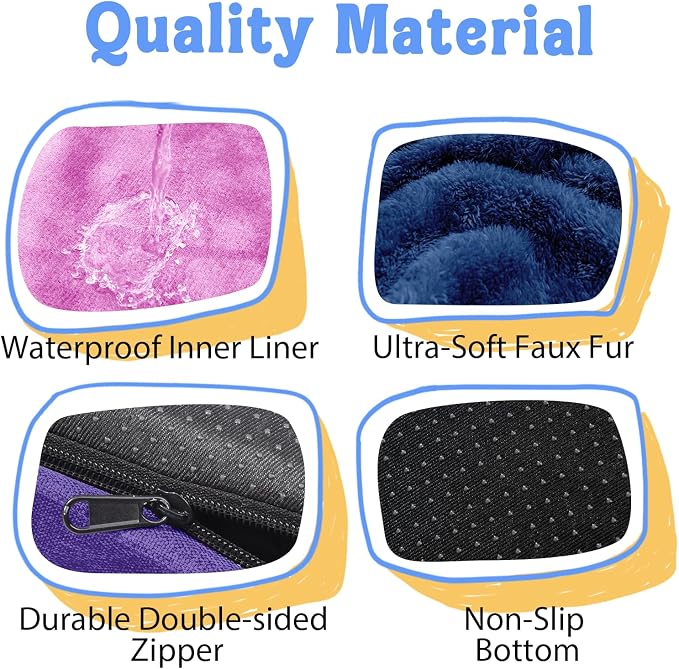 Chez Paw XXL Orthopedic Dog Bed for Extra Large Dogs, Extra Thick Egg-Crate Foam Waterproof Pet Couch with Removable Washable Cover, 4-Sided Bolster & Non-Slip Bottom, Sage Lavender 45"x35"x7.5"