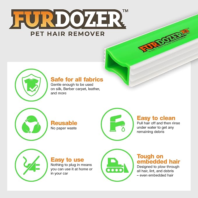 Neater Feeder Express for Medium to Large Dogs and FurDozer X3 PRO 3-in-1 Pet Hair Remover