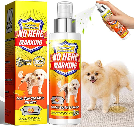 Potty Training Spray for Dogs - Dog Deterrent Spray to Stop Marking & Urinating Indoors or Outdoors - Natural No Pee Training Aid for Puppies - Safe for Furniture, Carpet & Floors - Puppy Essentials