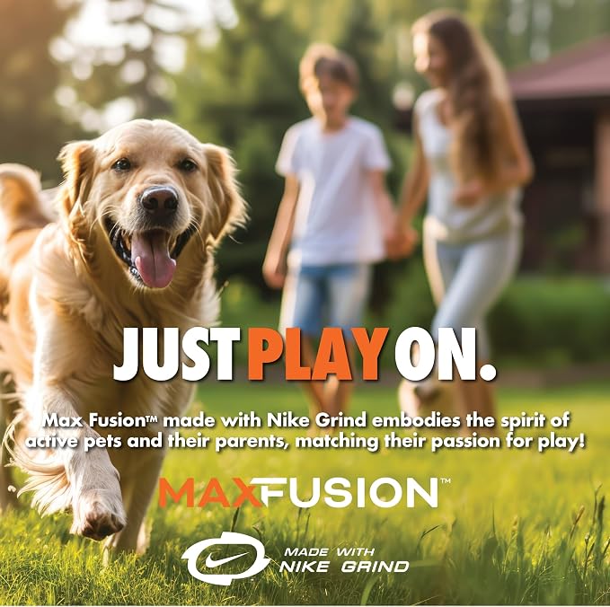 Max Fusion with Nike Grind, Arlee Twisted Dog Toy, Chew Toy for Play, Fetch, Tug, XL