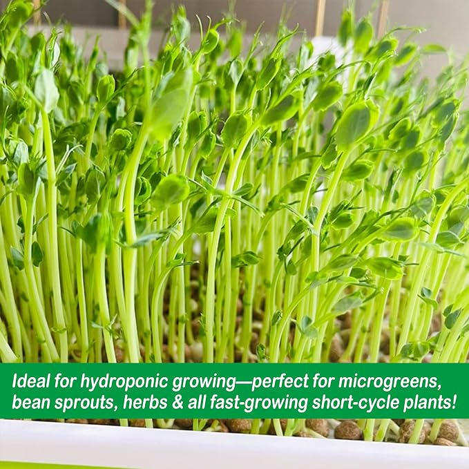 1 Roll 10" x 240" Microgreen Growing Trays Mat, Jute Fiber Grow Mats, Natural Fiber Grow Kit for Germination Tray, Perfect for Sprout Wheatgrass, Bean Sprouts, Hydroponic Seed Growing