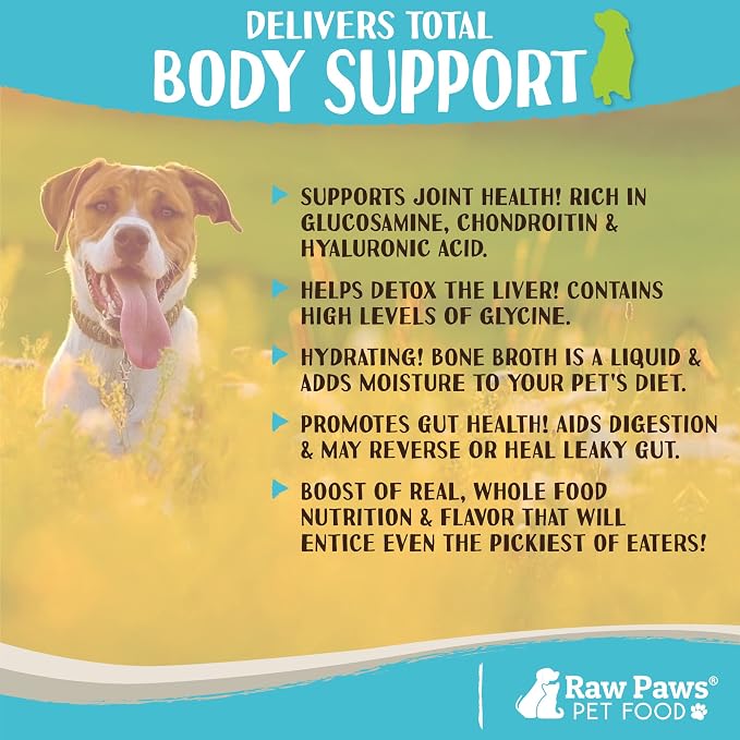 Raw Paws Whole Milk Powder & Bone Broth for Dogs and Cats Bundle - Whole Goat Milk Powder & Chicken Bone Broth - Made in USA - Pet Nutritional Supplement - Protein Powder Food Topper