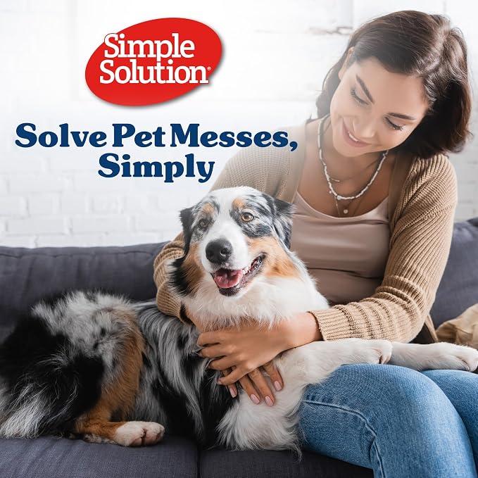 Simple Solution Disposable Male Wraps, Absorbent Leak Proof Belly Bands for Dogs, Incontinence Aid, Puppy Training, Marking Control, and Travel Protection, Toy Dogs, 9–14 Inch Waist, 30 Count