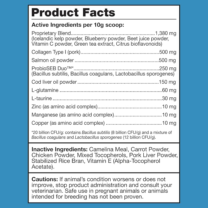 K9Power Show Stopper – Awarded #1 Dog Skin & Coat Product – Supports Allergy Relief, Itchy Skin, Shedding, Dull Coat – Salmon Oil, Collagen, Kelp, Zinc, Probiotics, Beet Juice, Vitamin C