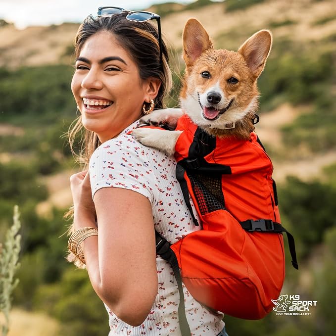 K9 Sport Sack Trainer - X-Small, Iron Gate - Ideal for Dogs with 9-12” Back Length - Backpack-Style Training Carrier - Meant for Quick, Non-Strenuous Activities