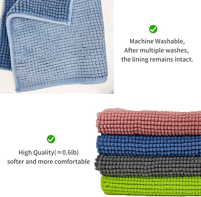 2 Pcs Reusable Bunny Cage Liner Bunny Washable Mats Guinea Pig Pee Pad Rabbit Pad Ferret Cage Liner Small Animal Rugs (Pink)