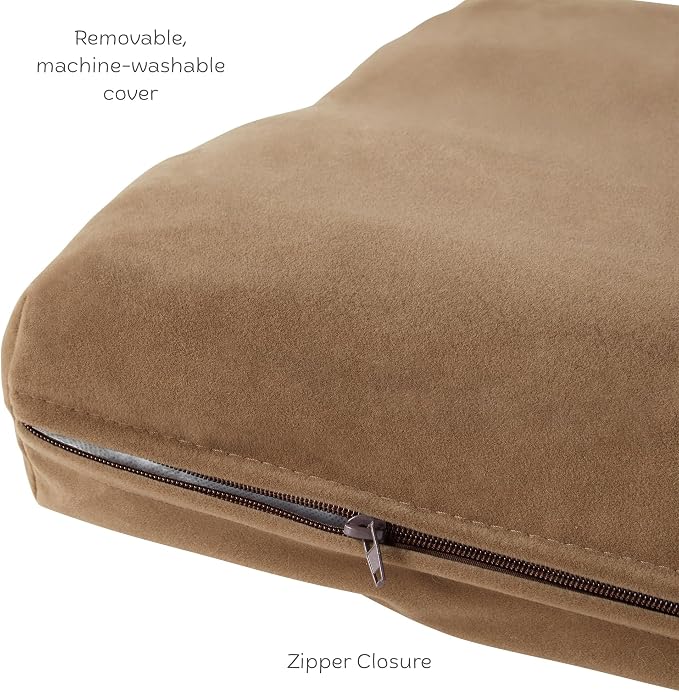 Happy Hounds Cooper Deluxe Reversible Crate Pad - Medium - Latte
