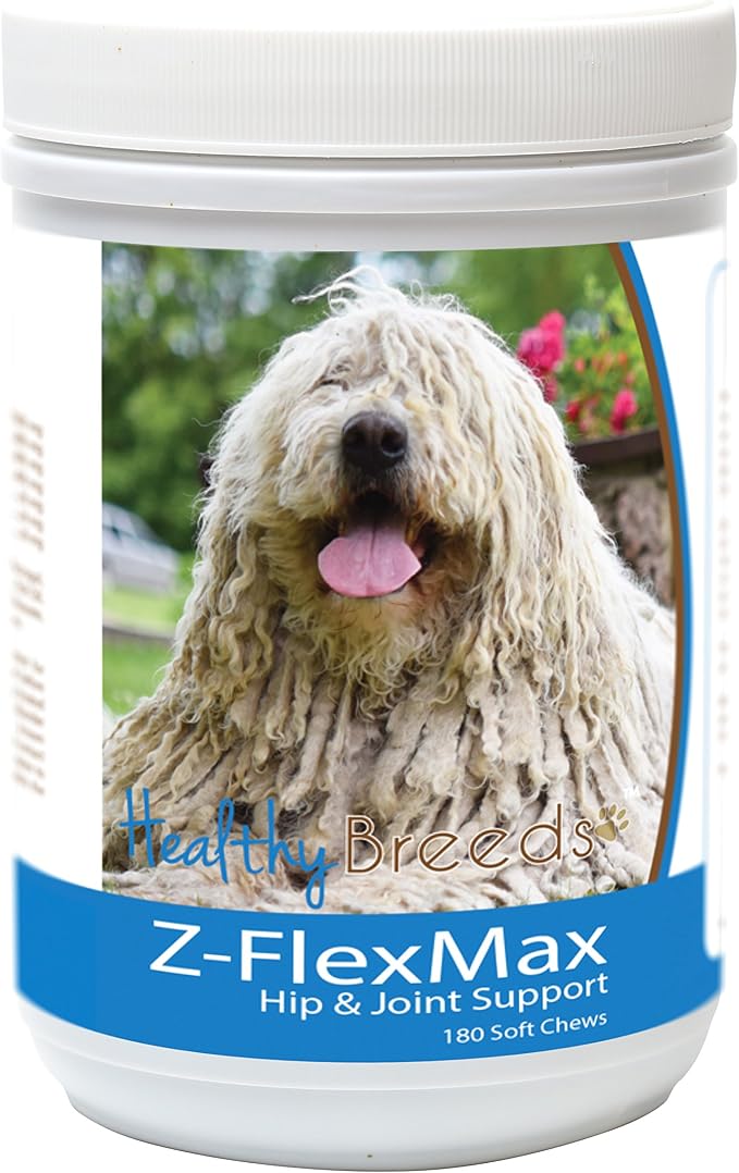 Healthy Breeds Komondorok Z-Flex Max Dog Hip and Joint Support 180 Count