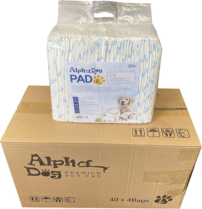 Potty Training Pads Ultra Absorbent Large Pee Pads for Dogs Leak Proof Fast Drying Odor Neutralizer Protect Floors & Carpets (Large (28in x 34in) - 160ct)