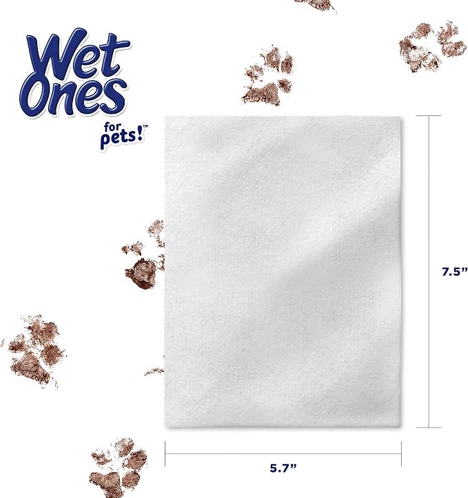 Wet Ones for Pets Extra Gentle Dog Wipes with Witch Hazel - Fragrance-Free, Hypoallergenic Pet Grooming Wipes for Snout, Eye, and Ear Areas, Sensitive Skin, 30 Count - 24 Pack