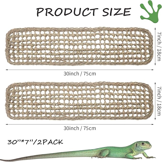 Bearded Dragon Hammock Reptile Lounger for Chameleon, Lizards, Geckos, Snakes, Lguana Reptiles, Tortoises Reptile & Amphibian Habitat Décor